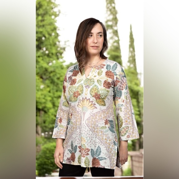 DOLMA 100% Cotton lightweight tunic size S - Picture 1 of 10